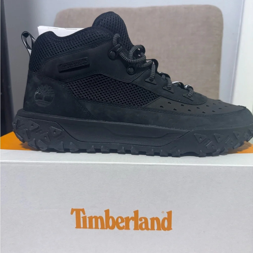 Timberland Men's Greenstride™ Motion 6 Mid Sneaker Trainer Men in Black size 11 - Picture 3 of 10